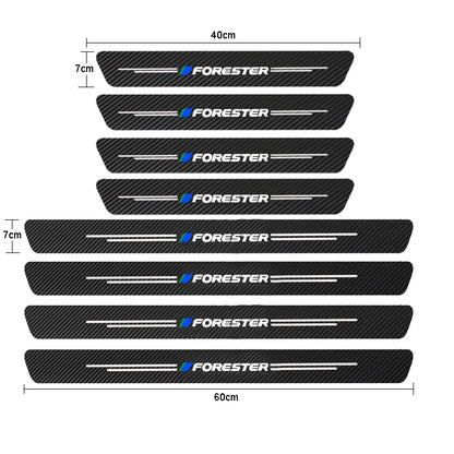 Autotür Schwelle Abrieb platte für Subaru Förster Sg Sh Sj Ssk 2021 2020 2019 2018 2017 Auto Kohle faser Aufkleber Aufkleber